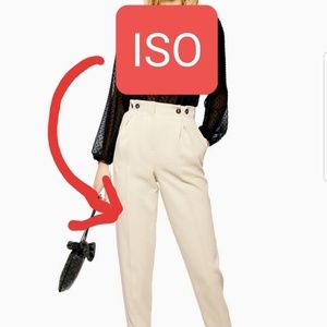 ISO these topshop trousers
